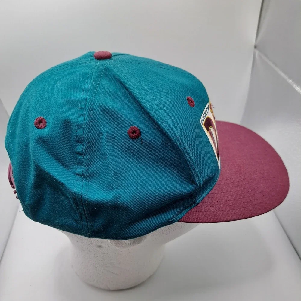 VINTAGE ANAHEIM MIGHTY DUCKS SNAPBACK HAT CAP NHL OFFICIAL FRONT ROW ANNCO